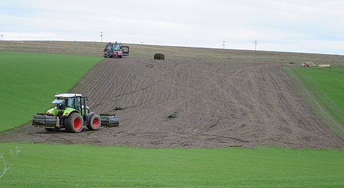 Photo 6x4 harvesting the - photo, turf
