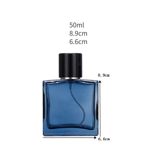 Blue flat square - blue,