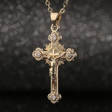 14k Gold Plated Cross