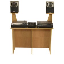 DJ Deck stand Record Deck Furniture Desk Table Stand Inc Speaker stands (D1/SS)