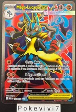 Pokemon Card MEGA-LUCARIO 160/132 EX Full Art FA Mega-Evolution MEG FR NEW