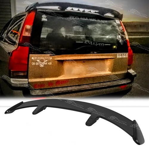 Carbon fiber rear roof top - carbon,