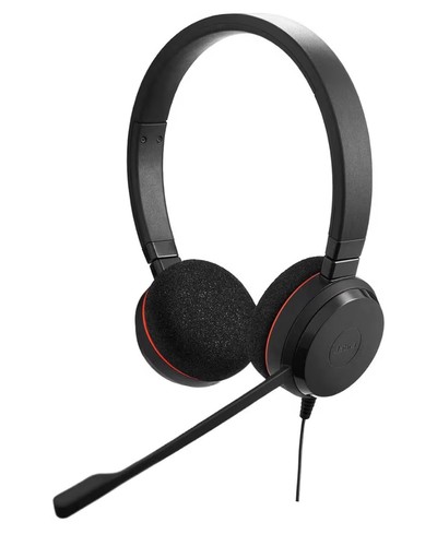 Jabra evolve stereo headset - stereo,