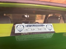 Lancia Montecarlo Window Sticker - 50th Anniversary