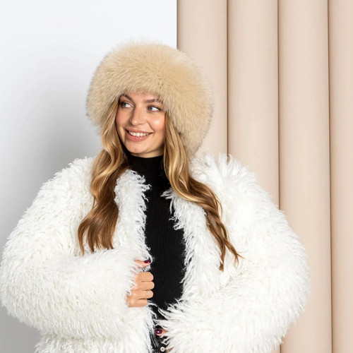 Fluffy bucket hat winter - bucket,