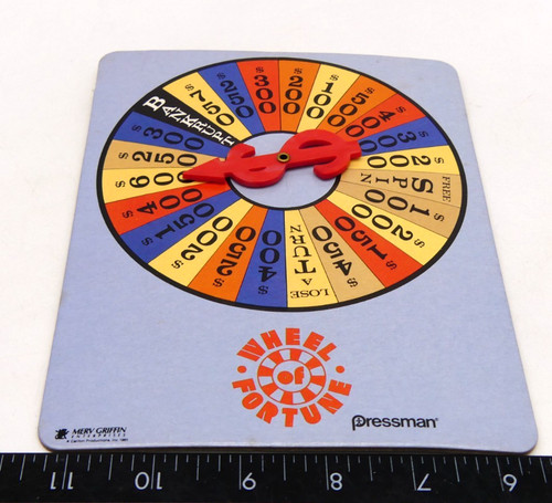 1985 wheel fortune board - wheel, of