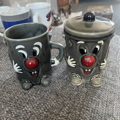 Vintage dusty bin money box - vintage,