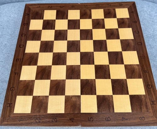 Wood folding chess set - wood,