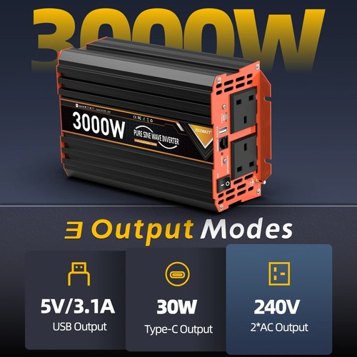 3000w pure sine - sine, power