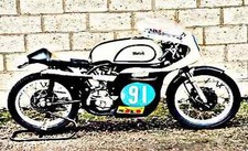 A4 Photo Motorbike norton manx
