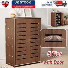 5 Tier Wooden Shoe Rack