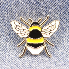 Bumble Bee Enamel Pin Badge