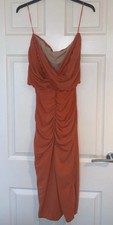 Orange Kevan Jon Dress Size 10