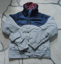 Vintage Powderhorn Mountaineering Jacket Puffer Coat Full Zip Kids Sz 10 Flaw