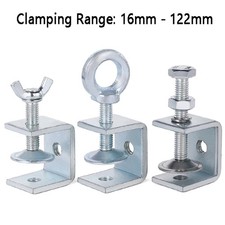 Galvanized C Clamps Tiger Clamp for Mounting U Clamps Small Desk Clamp 20-130mm