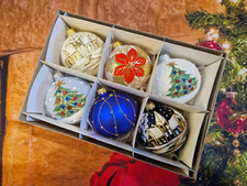 Hand Painted Glass Baubles 6