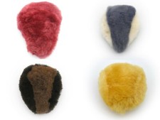 BICYCLE SEAT COVER NATURAL SOFT SHEEPSKIN WOOL BIKE SADDLE CUSHIONED PAD