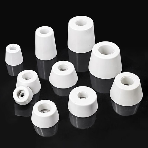 White rubber feet chair - rubber,
