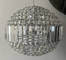 Laura Ashley Chrome Vienna 5 Light Chandelier Light