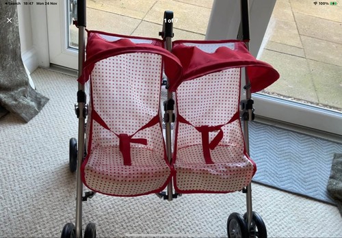 Silver cross twin - twin, pram