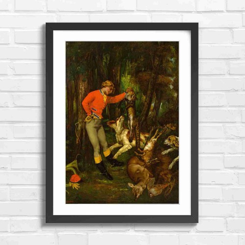 Vintage fox hunt man with - hunt,