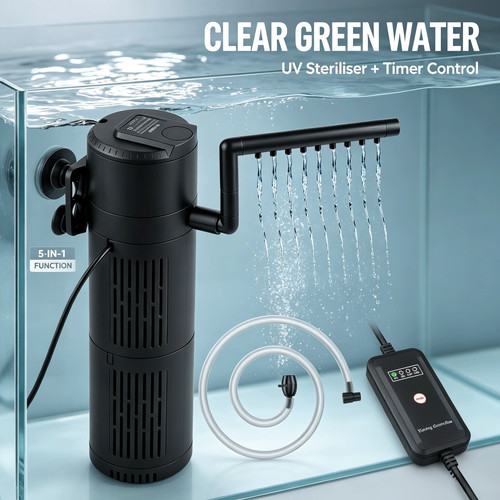 Submersible aquarium filter - submersible,