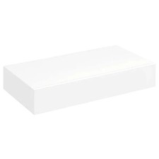 White MDF Floating Wall Shelf