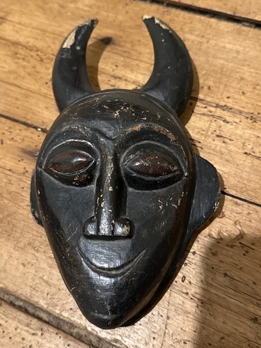 Wooden hand carved - , mask