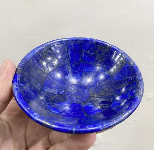 Lapis lazuli bowl - lazuli, hand