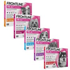 FRONTLINE ¹TRI-ACT chien ANTI puce tique poux  flea treatment 1-60 kg 3pipettes