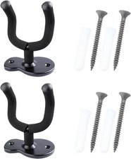 2PCS Adjustable Wall Mount Guitar Hanger Hook Stand for Acoustic Bass Guitar