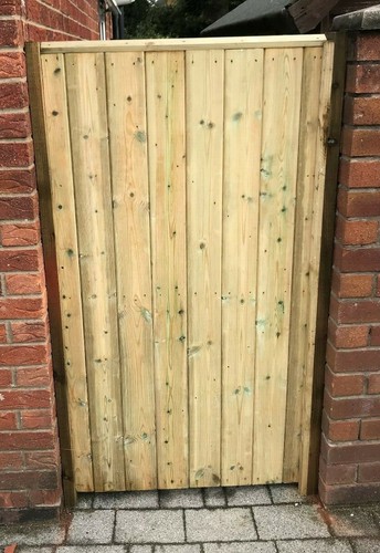Wooden gate made - wooden,