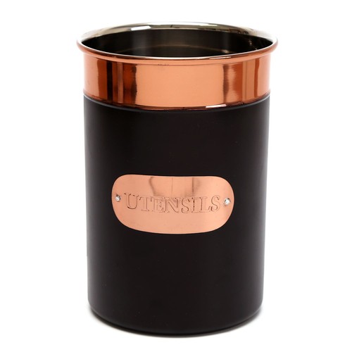 Black and copper - black, kitchen