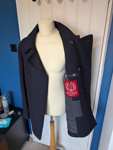 Tommy hilfiger men blue wool - men's,