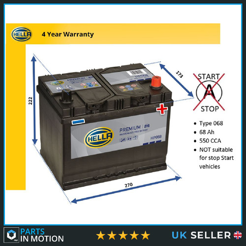 Battery fits panther kallista - fits,