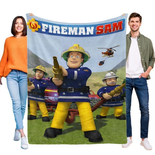 Fireman sam blanket - sam, flannel