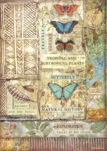 Rice paper for decoupage - rice, sheet