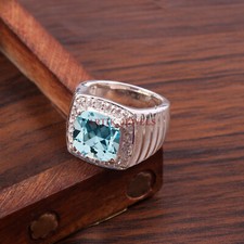 Natural Blue Topaz Gemstone