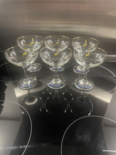 Babycham glasses set gold - of, 6