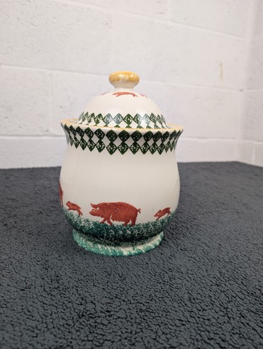 Vintage moorland pottery pig - pottery,