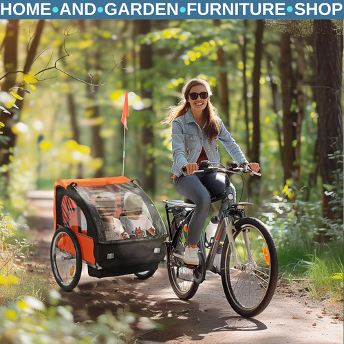 Kids bike trailer seater - kids,