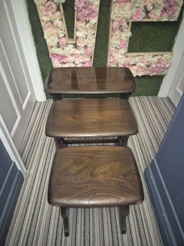 Ercol nest coffee tables - nest,