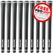 GOLF PRIDE TOUR VELVET GRIPS BLACK / ALL SIZES & ANY QUANTITY +FREE GRIP TAPE