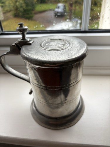 Tinn pewter tankard - tinn,