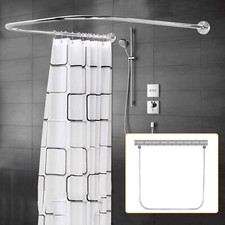 3*2m Shower Curtain Rail Rod