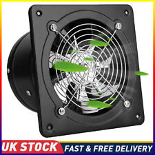 4" Industrial Ventilation Extractor Metal Axial Exhaust Workshop Air Blower Fan