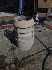 Louvred terracotta chimney - xl,