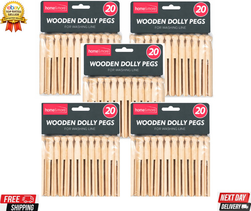 200 wooden dolly pegs - wooden,