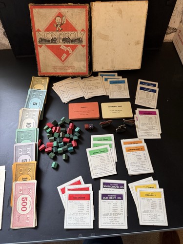 Vintage waddingtons monopoly - waddingtons,