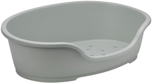 Plastic dog bed olive - bed,